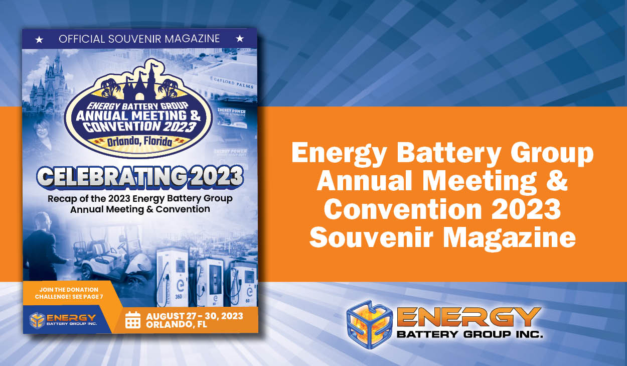 2023 Ebg Annual Meeting And Convention Souvenir Magazine Energy Battery